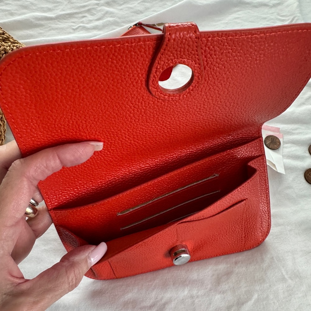 Women’s orange wallet